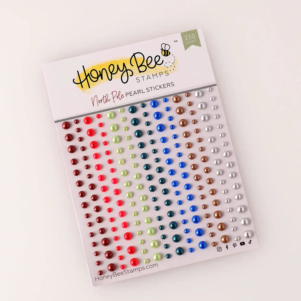 HONEY BEE STAMPS HONEY BEE STAMPS NORTH POLE PEARL STICKERS