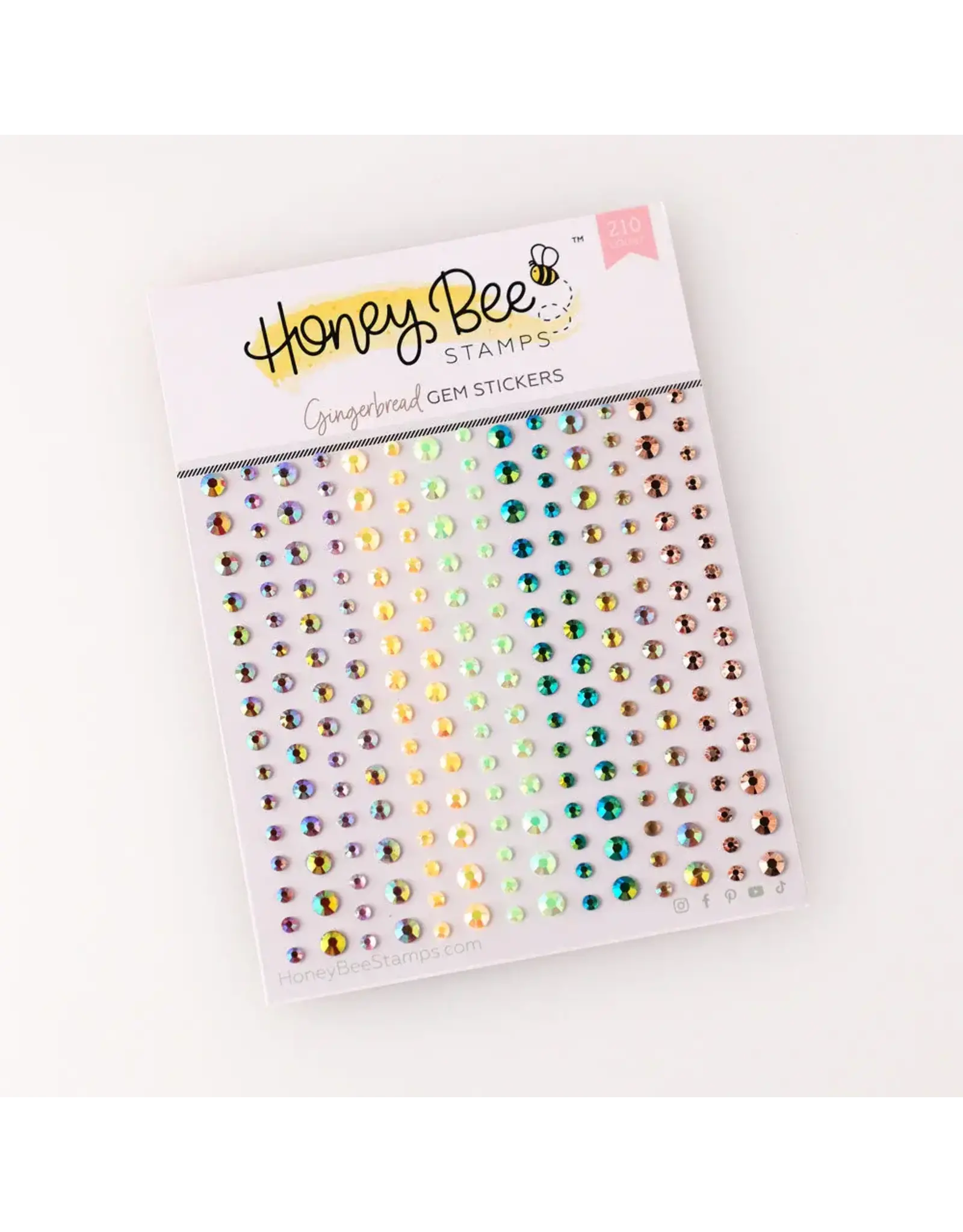 HONEY BEE HONEY BEE STAMPS GINGERBREAD GEM STICKERS