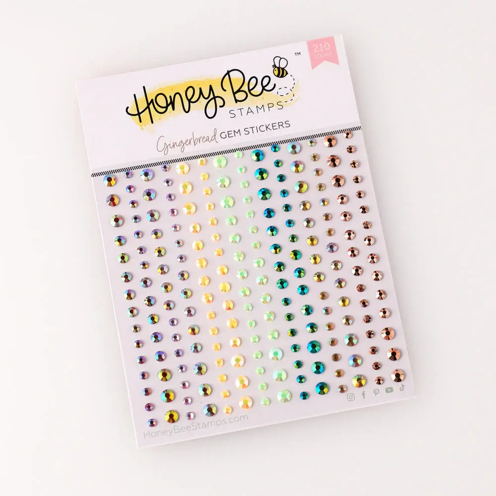 HONEY BEE STAMPS HONEY BEE STAMPS GINGERBREAD GEM STICKERS