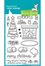 LAWN FAWN LAWN FAWN CHRISTMAS DREAMS CLEAR STAMP SET
