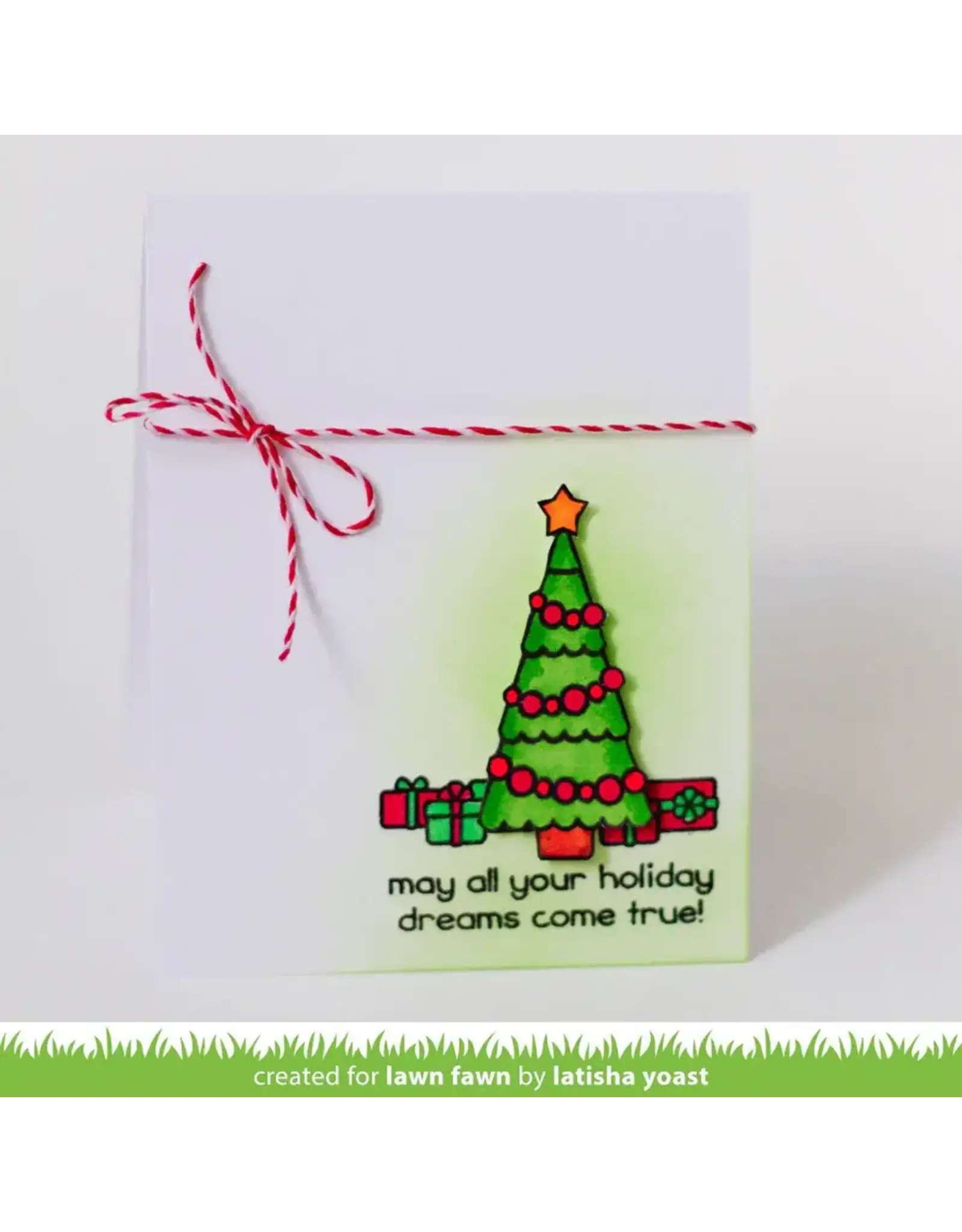LAWN FAWN LAWN FAWN CHRISTMAS DREAMS CLEAR STAMP SET