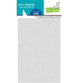 LAWN FAWN LAWN FAWN HO-HO-HOLIDAYS COLORING STENCIL 3/PK
