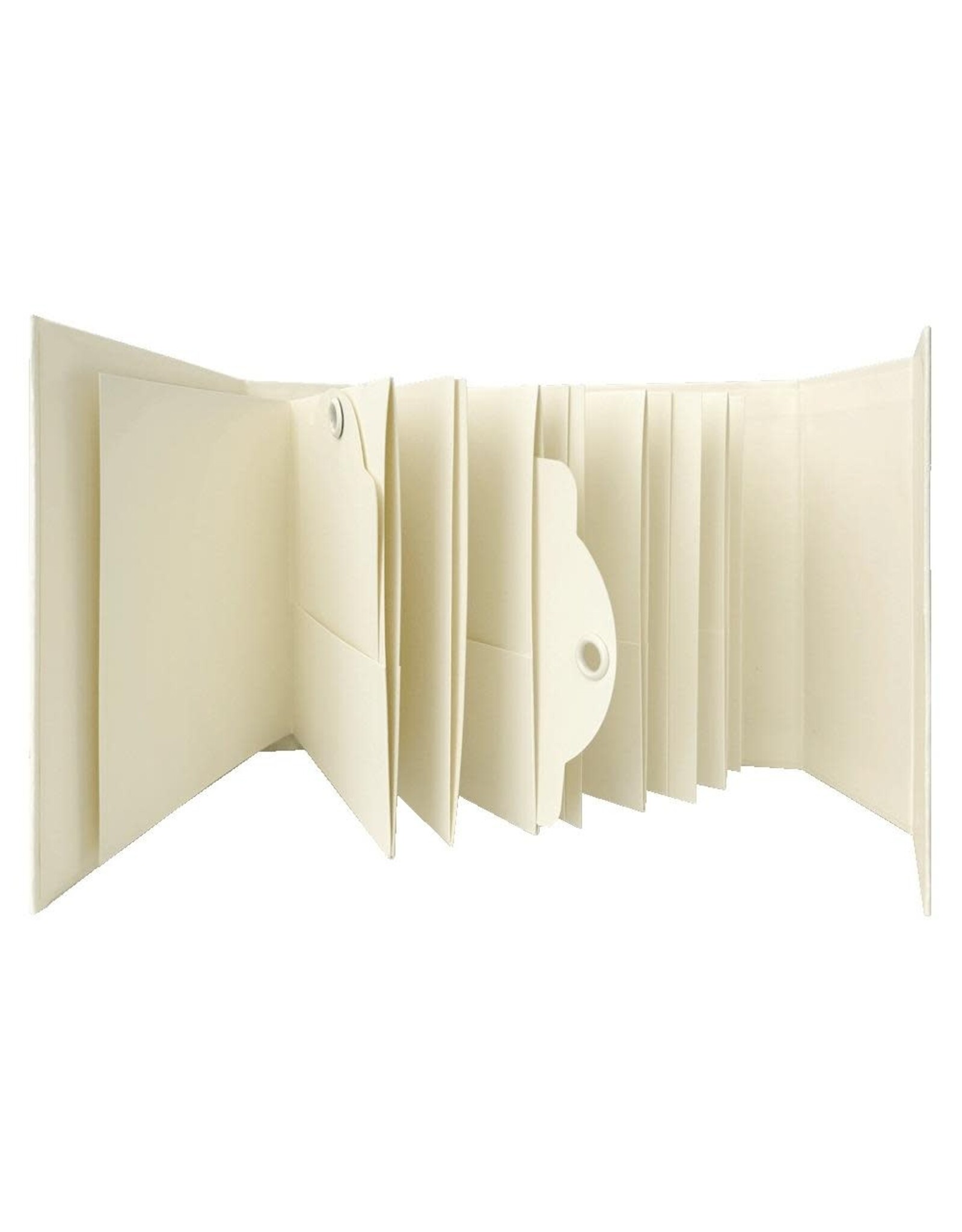 GRAPHIC 45 GRAPHIC 45 STAPLES IVORY SQUARE TAG & POCKET WRAP-AROUND ALBUM