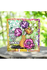 AALL & CREATE AALL & CREATE AUTOUR DE MWA  #1249 PETAL POP A6 CLEAR STAMP SET