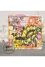 AALL & CREATE AALL & CREATE AUTOUR DE MWA  #1250 SUNNY SPLASH A6 CLEAR STAMP SET