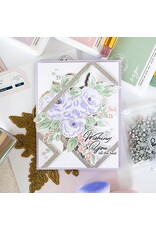 PINKFRESH PINKFRESH STUDIO ESSENTIALS NESTED SQUARES DIAGONAL STITCHED DIE SET