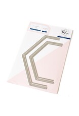 PINKFRESH PINKFRESH STUDIO ESSENTIALS BLANKET STITCHED BRACKETS DIE SET