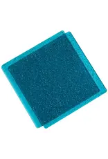 SIZZIX SIZZIX STACEY PARK TEAL WITH GLITTER 6x6 CUTTING PADS 2/PK