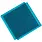 SIZZIX SIZZIX STACEY PARK TEAL WITH GLITTER 6x6 CUTTING PADS 2/PK