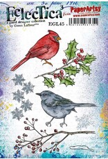 PAPER ARTSY PAPER ARTSY ECLECTICA GWEN LAFLEUR EGL45 CLING STAMP SET