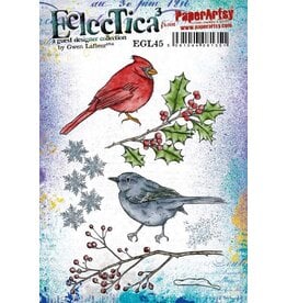 PAPER ARTSY PAPER ARTSY ECLECTICA GWEN LAFLEUR EGL45 CLING STAMP SET