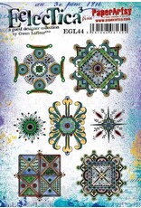 PAPER ARTSY PAPER ARTSY ECLECTICA GWEN LAFLEUR EGL44 CLING STAMP SET