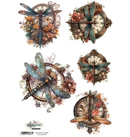 ALCHEMY OF ART ALCHEMY OF ART STEAMPUNK TIME 01 A4 RICE PAPER