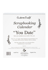 CUSTOM CRAFTS CUSTOM CRAFTS YOU DATE 12x12 CALENDAR