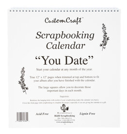 CUSTOM CRAFTS CUSTOM CRAFTS YOU DATE 12x12 CALENDAR