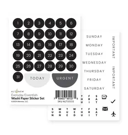 ALTENEW ALTENEW EVERYDAY ESSENTIALS WASHI PAPER STICKER SET