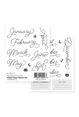 ALTENEW ALTENEW MONTHS OF THE YEAR WASHI PAPER STICKER SET