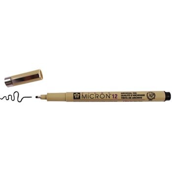SAKURA SAKURA BLACK PIGMA MICRON PEN 12 .70mm