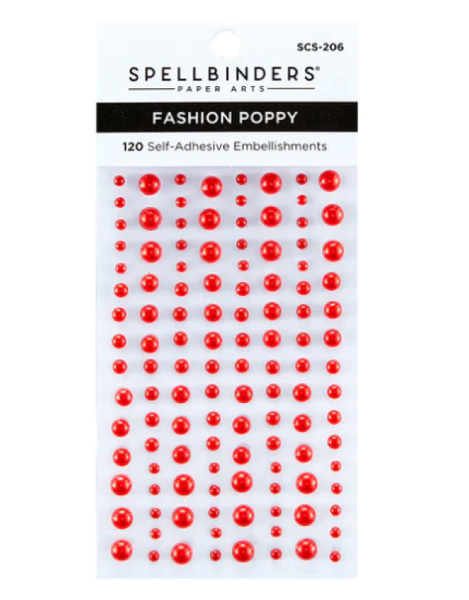 SPELLBINDERS SPELLBINDERS FASHION POPPY COLOR ESSENTIALS PEARL DOTS