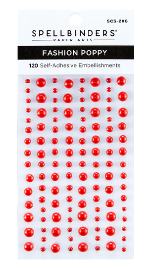 SPELLBINDERS SPELLBINDERS FASHION POPPY COLOR ESSENTIALS PEARL DOTS