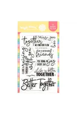 WAFFLE FLOWER WAFFLE FLOWER BETTER TOGETHER CLEAR STAMP SET