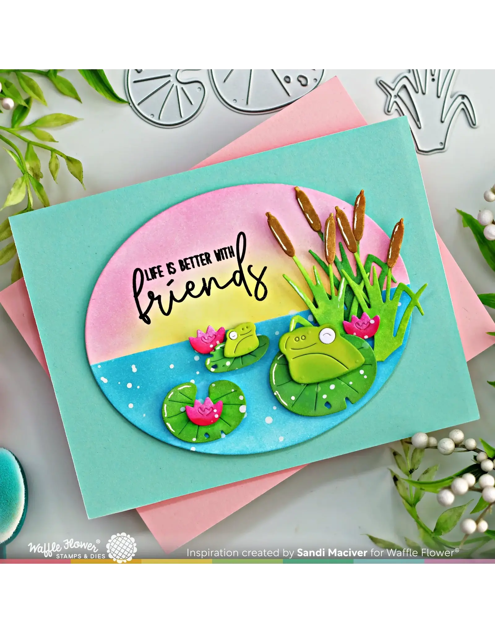 WAFFLE FLOWER WAFFLE FLOWER BETTER TOGETHER CLEAR STAMP SET