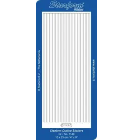 STARFORM STARFORM GLITTER BLACK THICK LINES PEEL OFFS