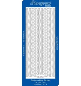 STARFORM STARFORM TRANSPARENT GOLD GLITTER BORDERS PEEL OFFS