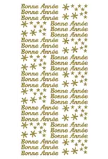 ECSTASY CRAFTS ECSTASY CRAFTS BONNE ANNÉE 2 GOLD PEEL OFF STICKERS