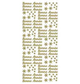 ECSTASY CRAFTS ECSTASY CRAFTS BONNE ANNÉE 2 GOLD PEEL OFF STICKERS