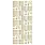 ECSTASY CRAFTS ECSTASY CRAFTS BONNE ANNÉE 2 GOLD PEEL OFF STICKERS