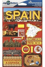 REMINISCE REMINISCE JET SETTERS SPAIN 3D STICKERS