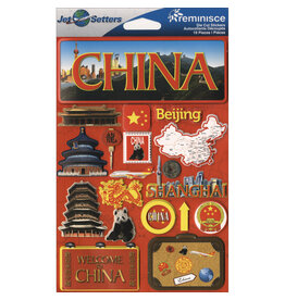 REMINISCE REMINISCE JET SETTERS CHINA 3D STICKERS