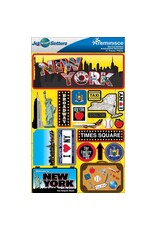 REMINISCE REMINISCE NEW YORK JET SETTERS 3D STICKERS