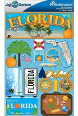 REMINISCE REMINISCE FLORIDA JET SETTERS 3D STICKERS