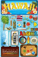 REMINISCE REMINISCE HAWAII JET SETTERS 3D STICKERS
