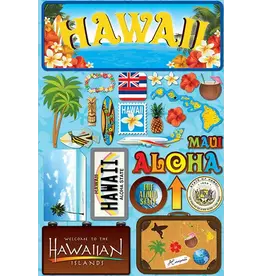 REMINISCE REMINISCE HAWAII JET SETTERS DIMENSIONAL STICKERS