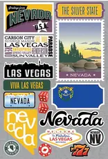 REMINISCE REMINISCE JET SETTERS NEVADA 3D STICKERS
