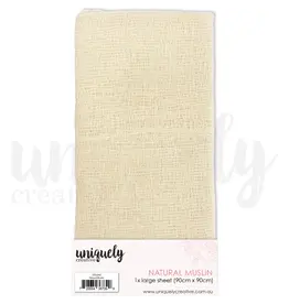 UNIQUELY CREATIVE UNIQUELY CREATIVE NATURAL MUSLIN