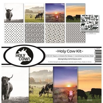 DESIGNS BY REMINISCE REMINISCE HOLY COW 12x12 COLLECTION KIT