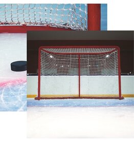 REMINISCE REMINISCE LET'S PLAY HOCKEY GOAL 12x12 CARDSTOCK