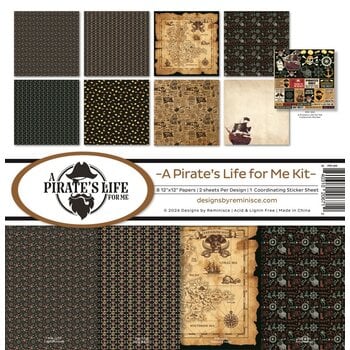 DESIGNS BY REMINISCE REMINISCE A PIRATE'S LIFE FOR ME 12x12 COLLECTION KIT