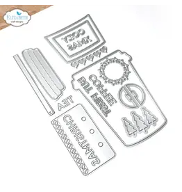 ELIZABETH CRAFT DESIGNS ELIZABETH CRAFT DESIGNS PLANNER ESSENTIALS TAKE AWAY CUP DIE SET