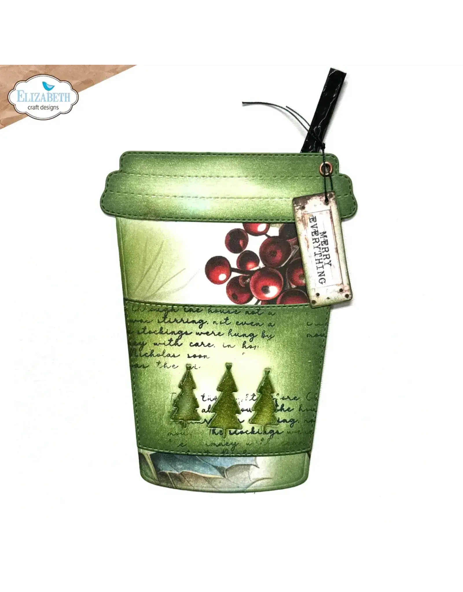 ELIZABETH CRAFT DESIGNS ELIZABETH CRAFT DESIGNS PLANNER ESSENTIALS TAKE AWAY CUP DIE SET
