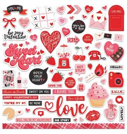 PHOTOPLAY PAPER PHOTOPLAY LOVE NOTES 12x12 ELEMENT STICKERS