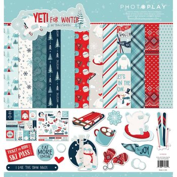 PHOTOPLAY PAPER PHOTOPLAY YETI FOR WINTER 12x12 COLLECTION PACK