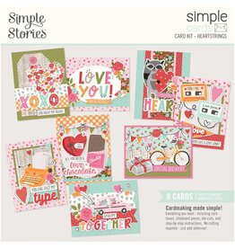 SIMPLE STORIES SIMPLE STORIES SIMPLE CARDS HEARTSTRINGS CARD KIT
