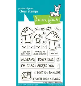 LAWN FAWN LAWN FAWN TO MY FUNGI CLEAR STAMP SET
