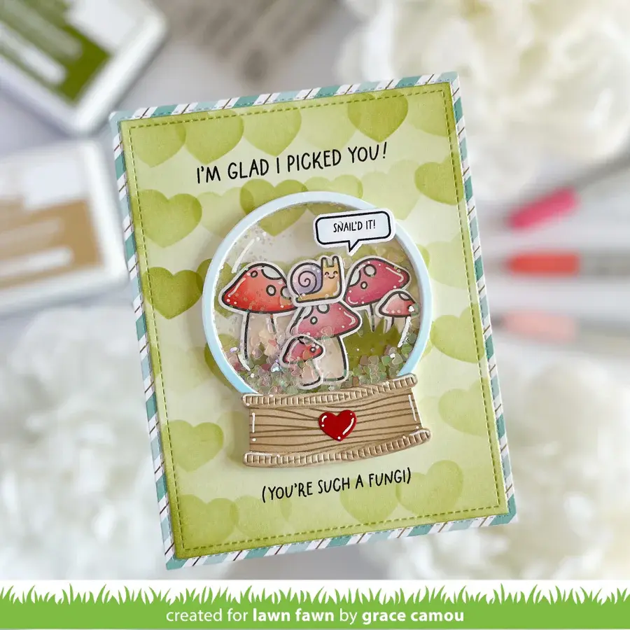 LAWN FAWN LAWN FAWN TO MY FUNGI CLEAR STAMP SET
