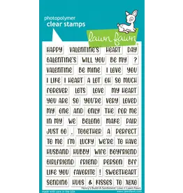 LAWN FAWN LAWN FAWN HENRY'S BUILD-A-SENTIMENT: LOVE CLEAR STAMP SET